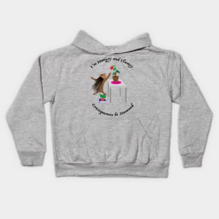 I'm Hungry And Clumsy Kids Hoodie